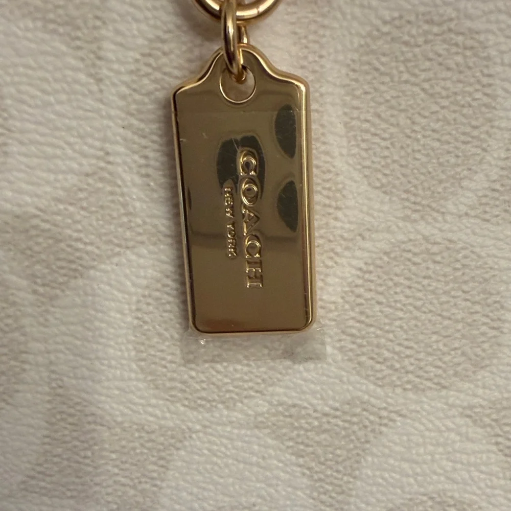 Coach Ivory Signature Satchel